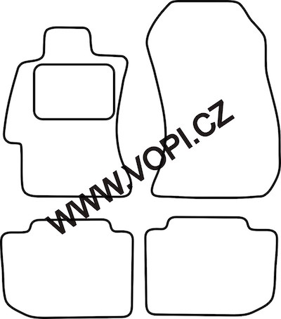 Autokoberce Subaru XV 03/2012 - Colorfit Fun (4428)